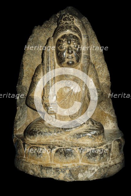 Acala holding a flaming sword, 3rd-4th cent.. Creator: Buddhist art ().