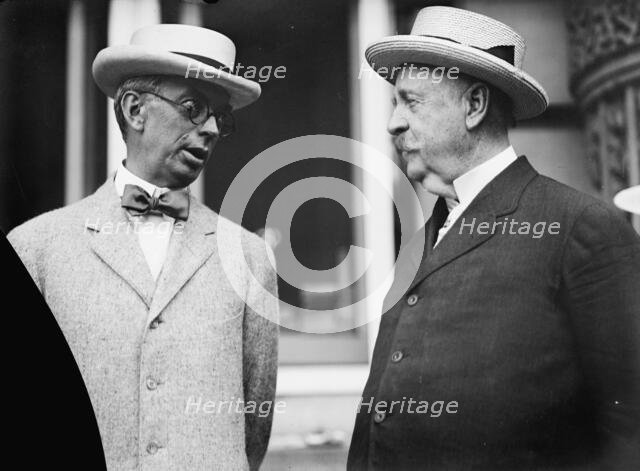 Democratic National Convention - Col. George Harvey; Sen. A.O. Bacon of Georgia, 1912. Creator: Harris & Ewing.