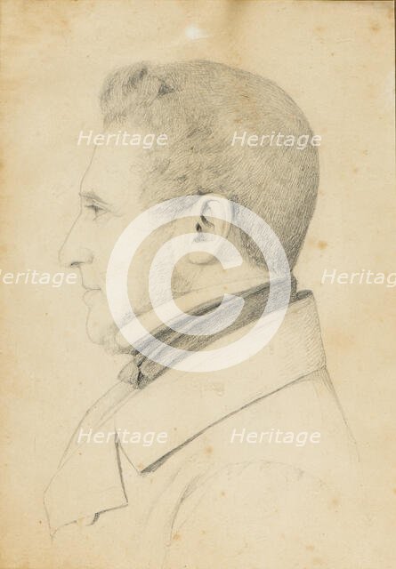 Portrait of Consul Alfred Hage, 1830s. Creator: Arnette Hage.