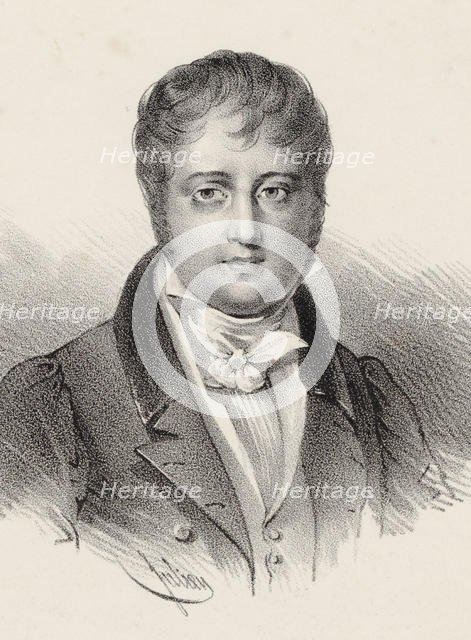 Portrait of the Composer Nicolò Isouard (1775-1818). Creator: Ducarme, Pierre François (active End of 18th - Early 19th cen.).