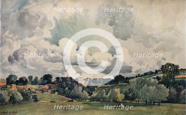 'Ludlow Castle', c1880. Artist: Alfred William Rich.