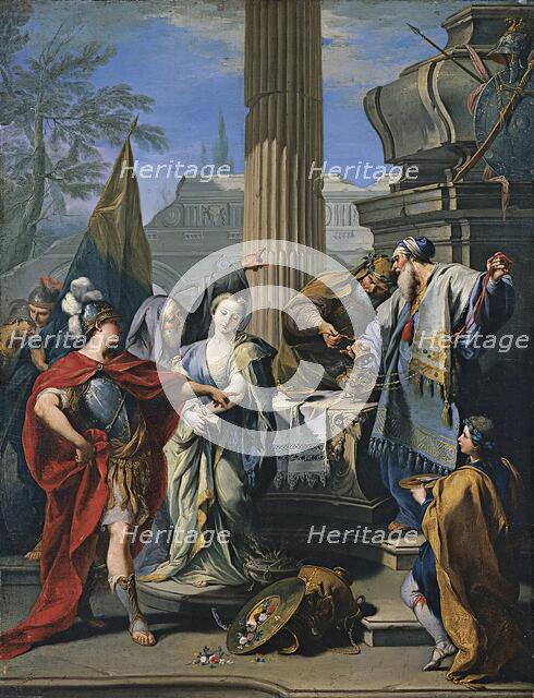 The Sacrifice of Polyxena, unknown date, (c1730s). Creator: Workshop of Giovanni Battista Pittoni.