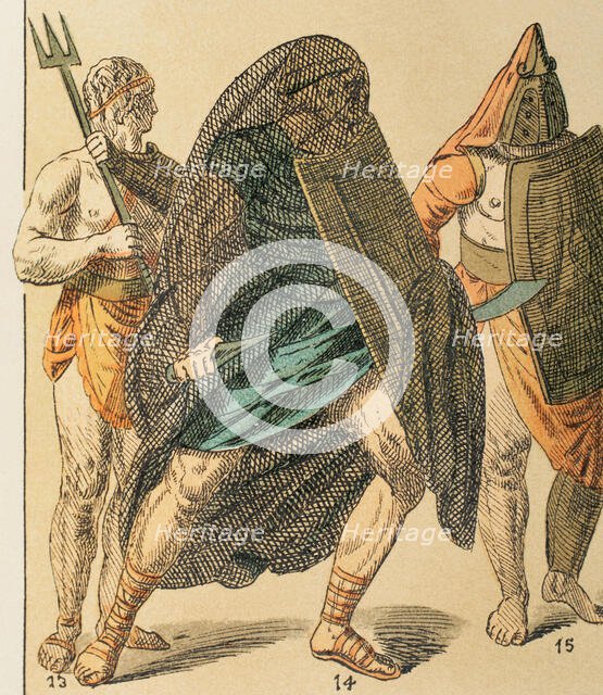 Gladiators, Roman Empire, 1881.  Creator: Unknown.