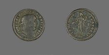 Coin Portraying Emperor Galerius Maximianus, 305-311. Creator: Unknown.
