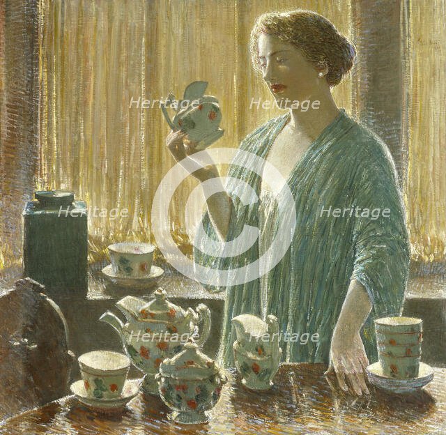 Strawberry Tea Set, 1912. Creator: Frederick Childe Hassam.