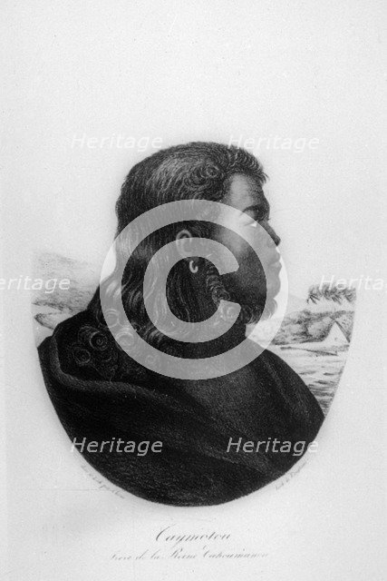 Chief Kalanimoku, 1816. Artist: Ludwig Choris