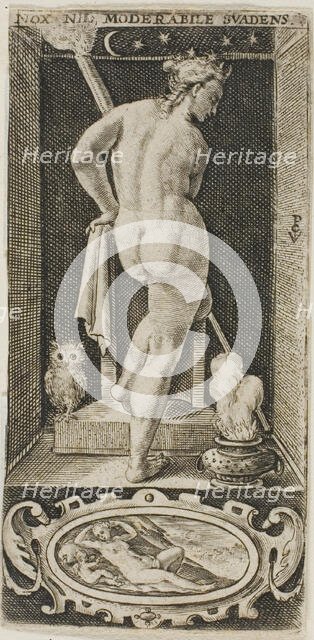 Night, plate four from The Four Parts of the Day, n.d. Creator: Crispijn de Passe I.