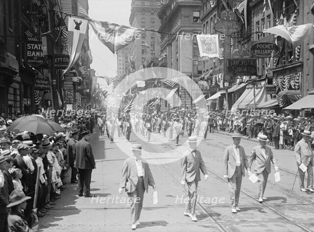 Elk Parade In Baltimore, 1916. Creator: Harris & Ewing.