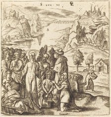 Christ Heals the Sick, probably c. 1576/1580. Creator: Leonard Gaultier.