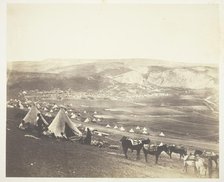 Cavalry Camp, Balaklava, 1855. Creator: Roger Fenton.