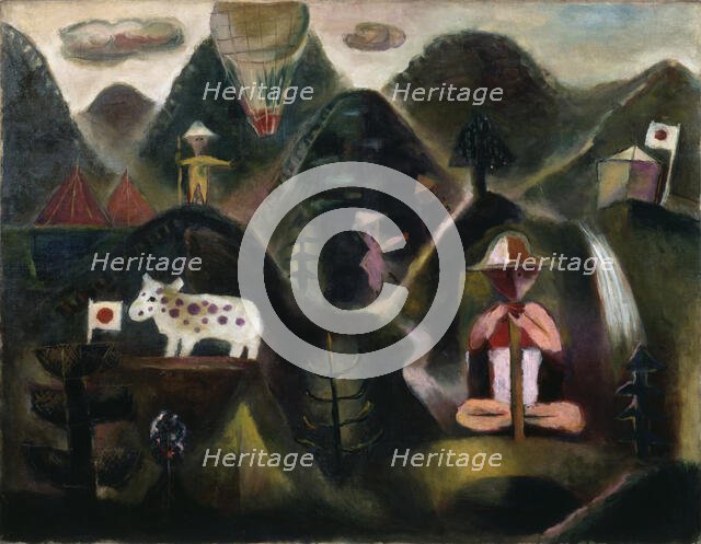 Summer Mountains, 1927. Creator: Koga, Harue (1895-1933).