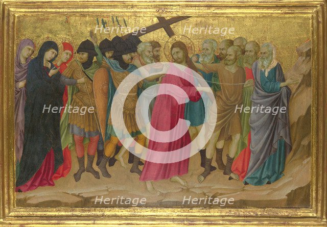 The Way to Calvary (From the Basilica of Santa Croce, Florence), c. 1324-1325. Artist: Ugolino di Nerio (ca 1280-1349)