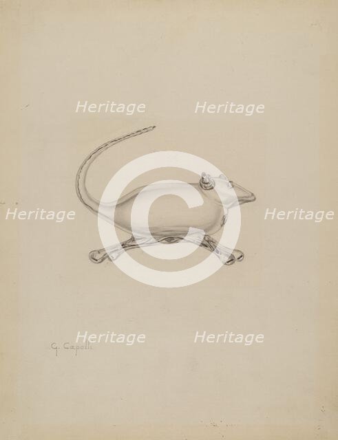 Mouse, c. 1937. Creator: Giacinto Capelli.