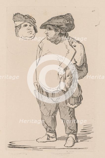 Liber Studiorum: Plate 47, A Study, 1838. Creator: John Sell Cotman (British, 1782-1842).