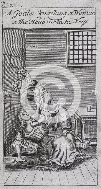 Fleet Prison, London, 1691. Artist: Anon