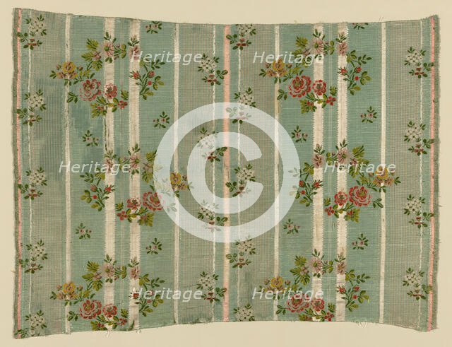 Panel (Dress Fabric), France, 1775/1800. Creator: Unknown.