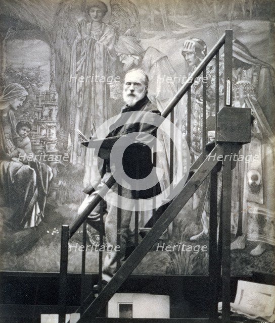 Sir Edward Burne-Jones, English artist, 1890. Artist: Barbara Leighton