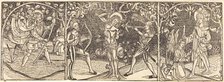 Saints Christopher, Sebastian, and Roche, c. 1495. Creator: Unknown.