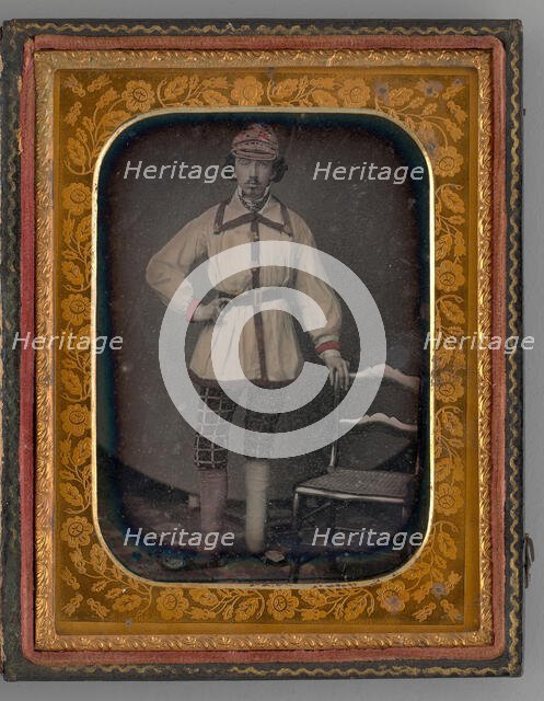 Untitled (Portrait of a Standing Circus Performer), 1855. Creator: Jesse Harrison Whitehurst.