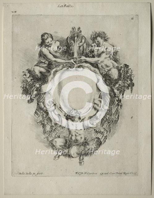 Collection of Various Caprices and New Designs of Cartouches and Ornaments: No 11. Creator: Stefano Della Bella (Italian, 1610-1664).