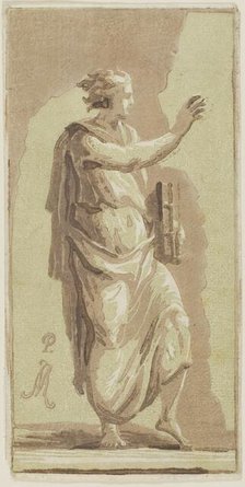 Young Man Standing, 1721. Creator: Anton Maria Zanetti.