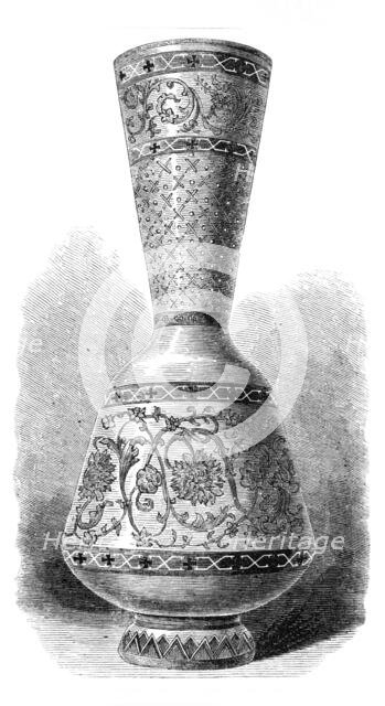 The Loan Collection, South Kensington Museum: opaque enamelled glass vase (Russian), 1868. Creator: Unknown.