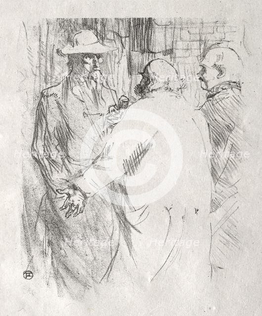 Au pied du Sinaï: Clemenceau à Busk, 1898. Creator: Henri de Toulouse-Lautrec (French, 1864-1901).