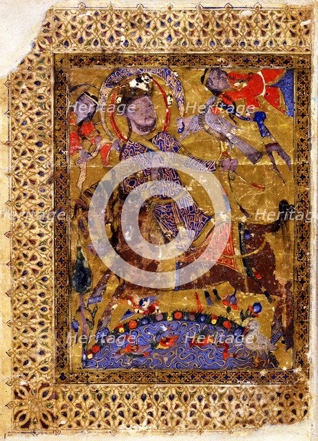 Illustration from Kitab al-aghani (Book of Songs). Artist: Muhammad ibn Abi Talib al-Badri (active c. 1220)