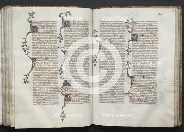 The Gotha Missal: Fol. 98v, Text, c. 1375. Creator: Master of the Boqueteaux (French); Workshop, and.