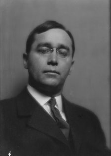 Cable, Benjamin S., Mr., portrait photograph, 1913. Creator: Arnold Genthe.