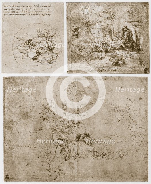 Allegories, 15th century.  Artist: Leonardo da Vinci