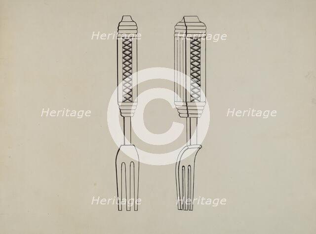 Pickle Fork, c. 1936. Creator: John R. Towers.