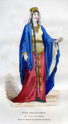 Merovingian queen, 5th-8th century (1882-1884). Artist: Unknown