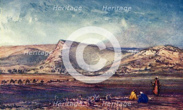 'The Hills Round Nazareth from the Plain of Esdraelon', 1902. Creator: John Fulleylove.