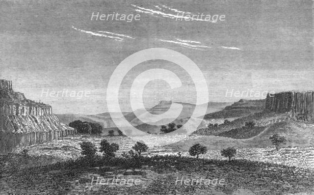 'View near Fort Dauphin; Recent Explorations in Madagascar', 1875. Creator: Alfred Grandidier.