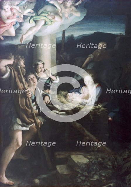 'Nativity Scene', 1522-1530. Artist: Correggio