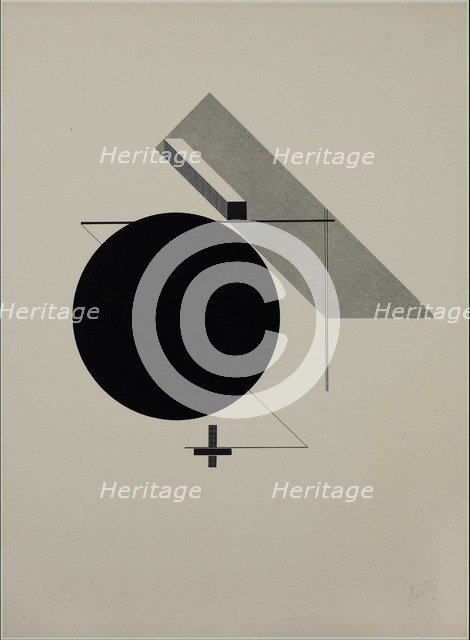 Proun. Artist: Lissitzky, El (1890-1941)