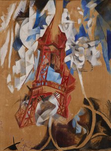 La Tour Eiffel (The Eiffel Tower). Creator: Delaunay, Robert (1885-1941).