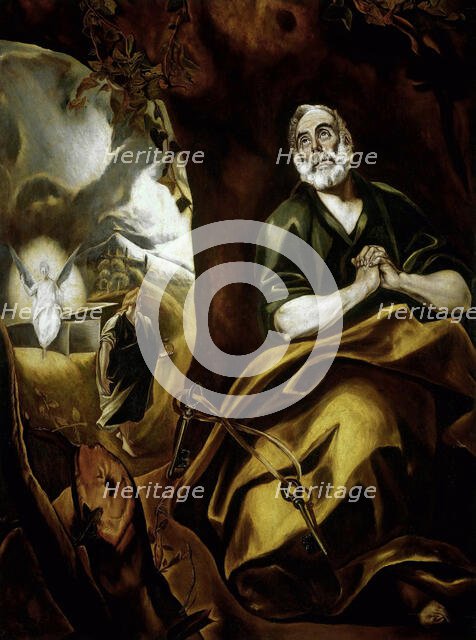 The Tears of Saint Peter, c. 1610. Creator: El Greco, Dominico (1541-1614).