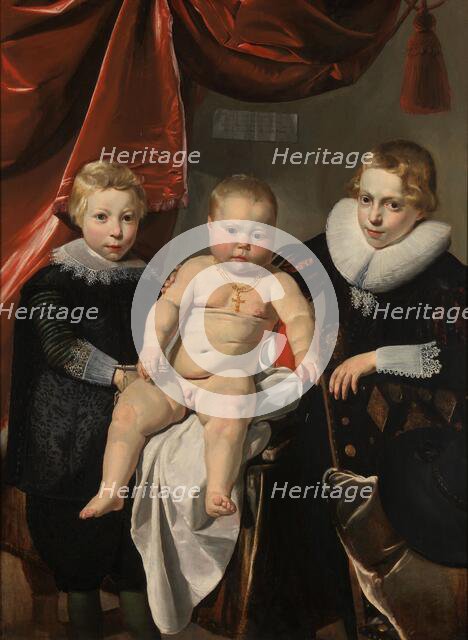 Group Portrait of Three Brothers, c.1627-c.1632. Creator: Thomas de Keyser.