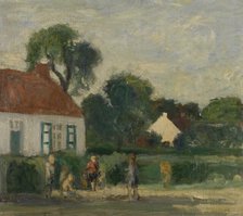 Oude baan in Schilde, 1940s? Creator: Albert Van Dyck.