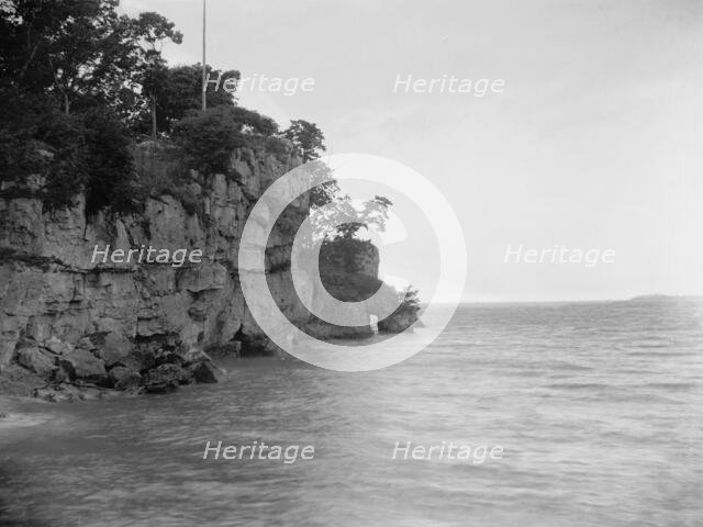 Needle's eye, Gibraltar, Put-in-Bay, Ohio, between 1880 and 1899. Creator: Unknown.