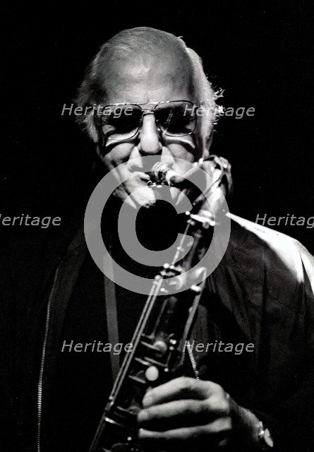 Ronnie Scott, Ronnie Scott's, London, 1992. Artist: Brian O'Connor