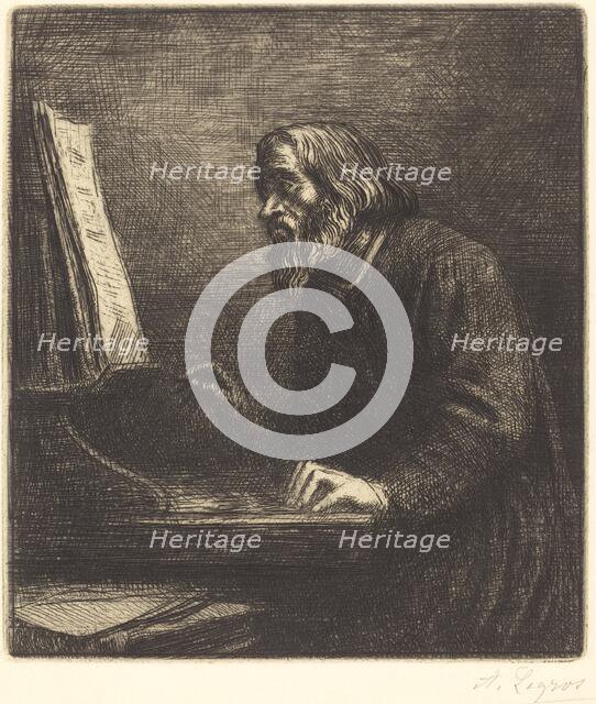 Choirmaster (Le maitre de chapelle). Creator: Alphonse Legros.