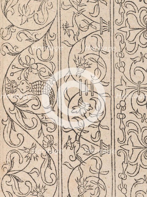 New Modelbüch allen Nägerin u. Sydenstickern (Page 20r), 1556. Creator: Hans Hoffman.