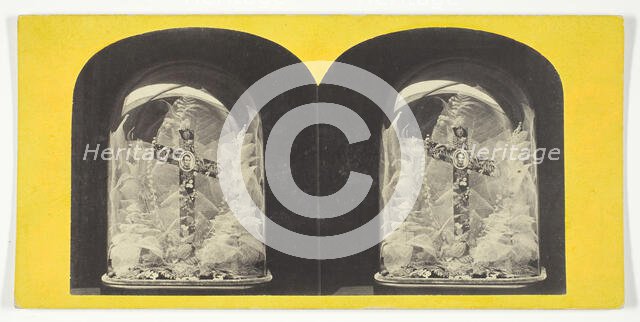 Lincoln Memorial. Dissected Leaves., 1860/69. Creator: Anthony & Company.