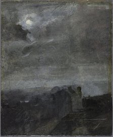 Crépuscule, effet de lune, between 1850 and 1875. Creator: Jean-Baptiste Carpeaux.