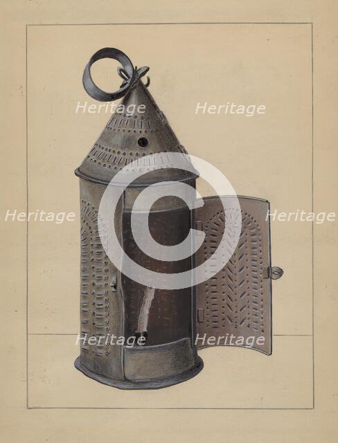 Lantern, 1936. Creator: Holger Hansen.