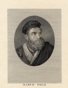 Portrait of Marco Polo, 1812. Creator: Matteini; Teodoro (1753-1831).