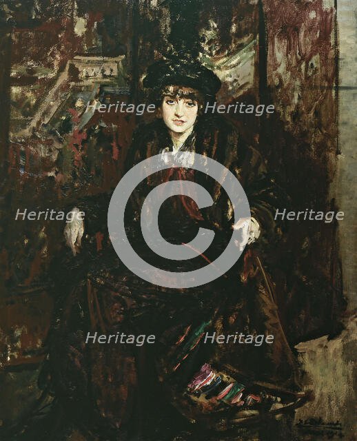 Portrait de Marguerite Decazes de Glucksbierg, princesse Jean de Broglie, depuis Honorable..., 1914. Creator: Jacques Emile Blanche.